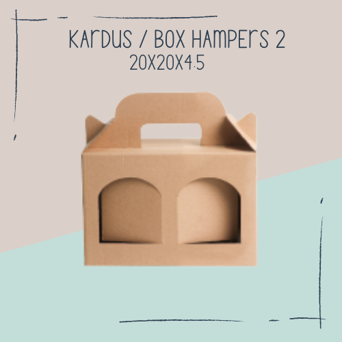 

MSP - BOX HAMPERS 2 PREMIUM CRAFT (21X10.5X14) ISI 10 PCS