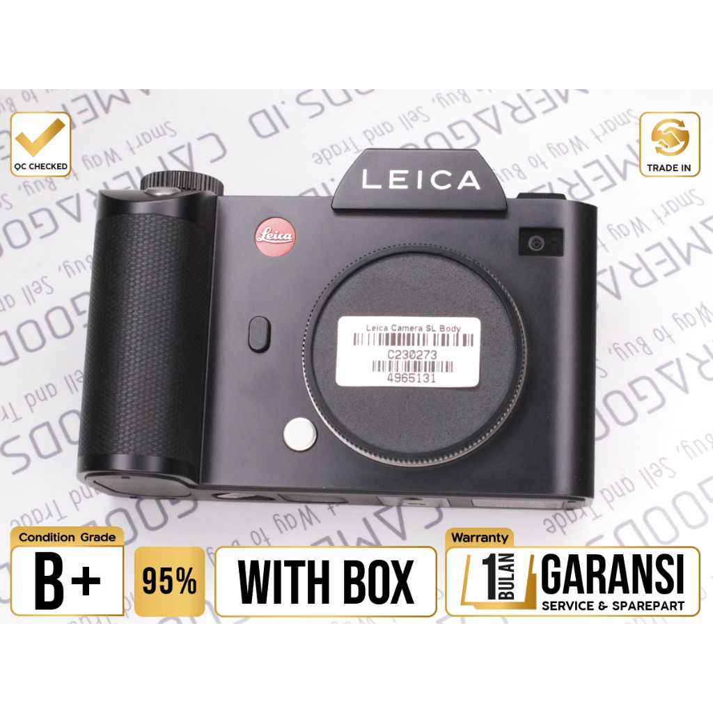 Leica SL Type 601 Mirrorless Camera Full Frame - Grade B+ - C230273