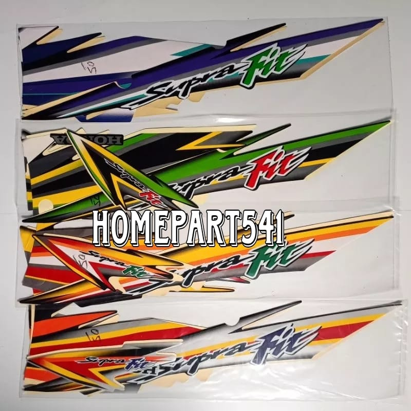 STRIPING STICKER HONDA SUPRA FIT LAMA TAHUN 2005