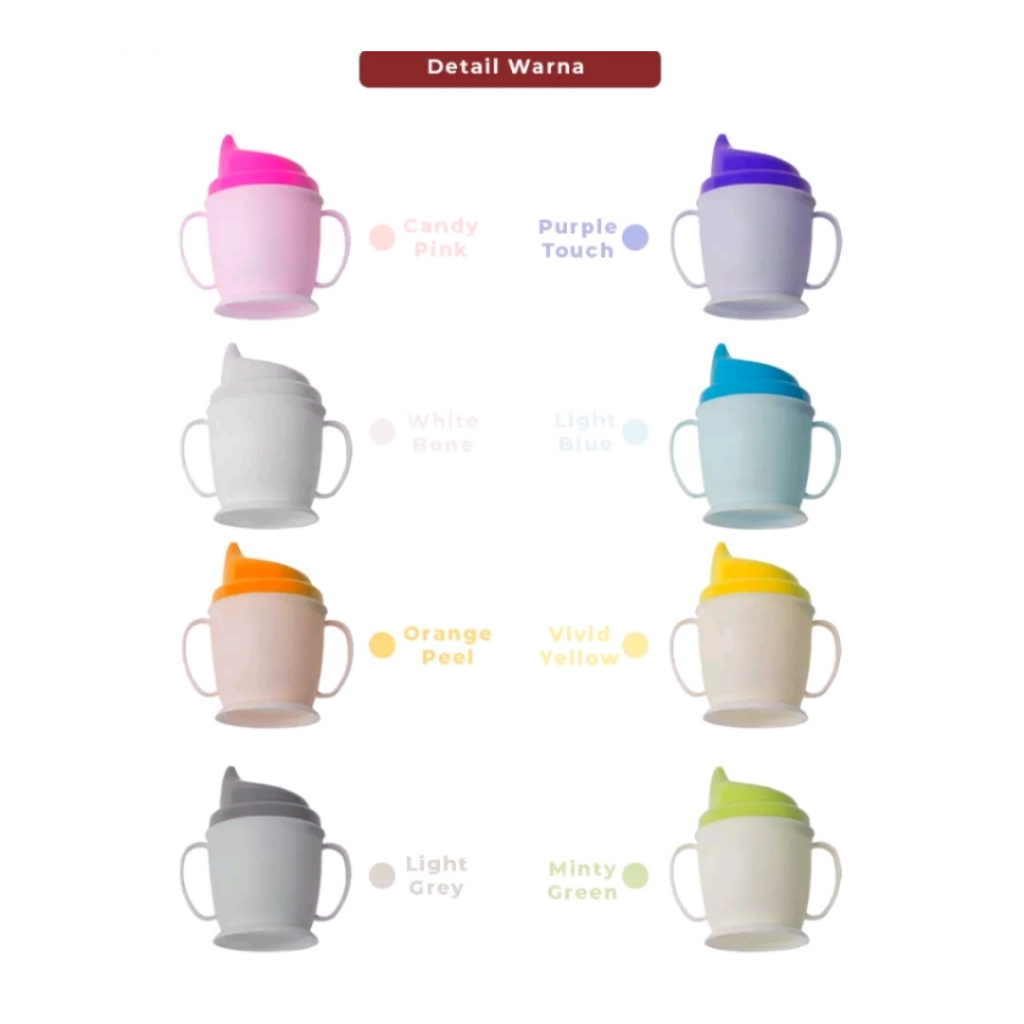 CANGKIR BAYI / BABY TRAINNING CUP / MAG MAG BABY / GELAS MINUM ANAK / BOTOL MINUM ANAK BPA FREE (IP)