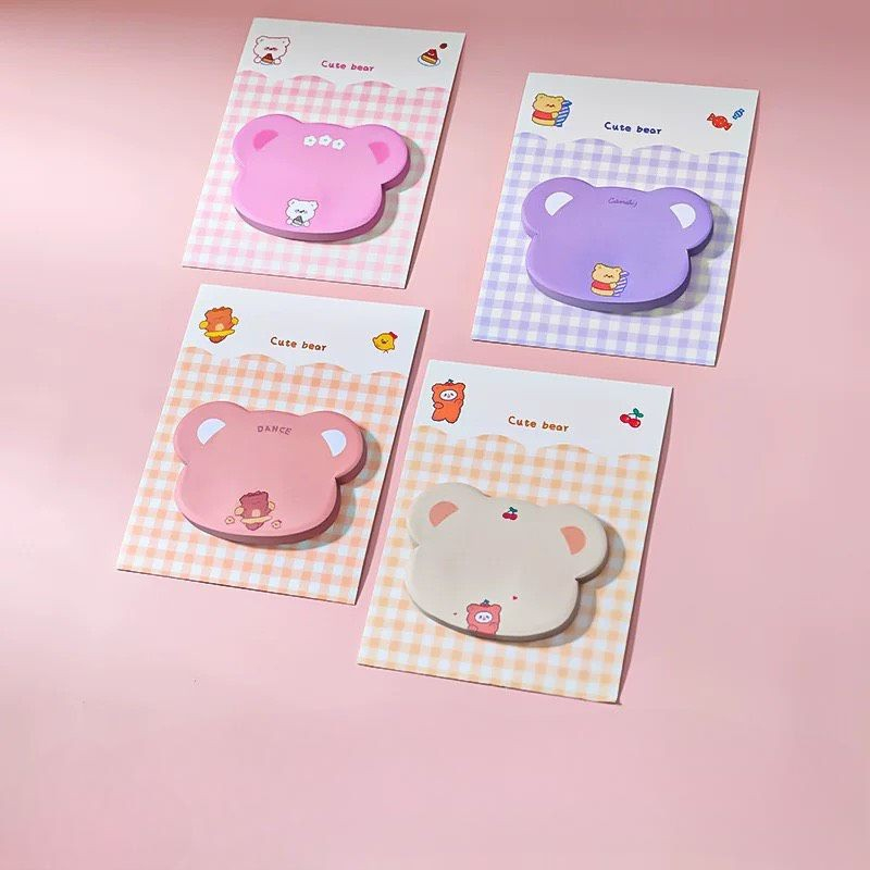 

DY PACK MEMO STICKY NOTE 3D BEAR / MEMO STICKY MOTE CUTE BEAR