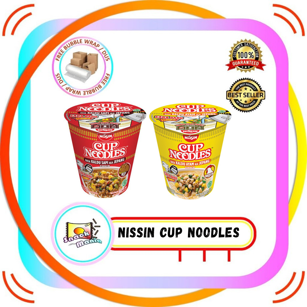 

Nissin Cup Noodle Kaldu Sapi - Ayam Ala Jepang 66 gr