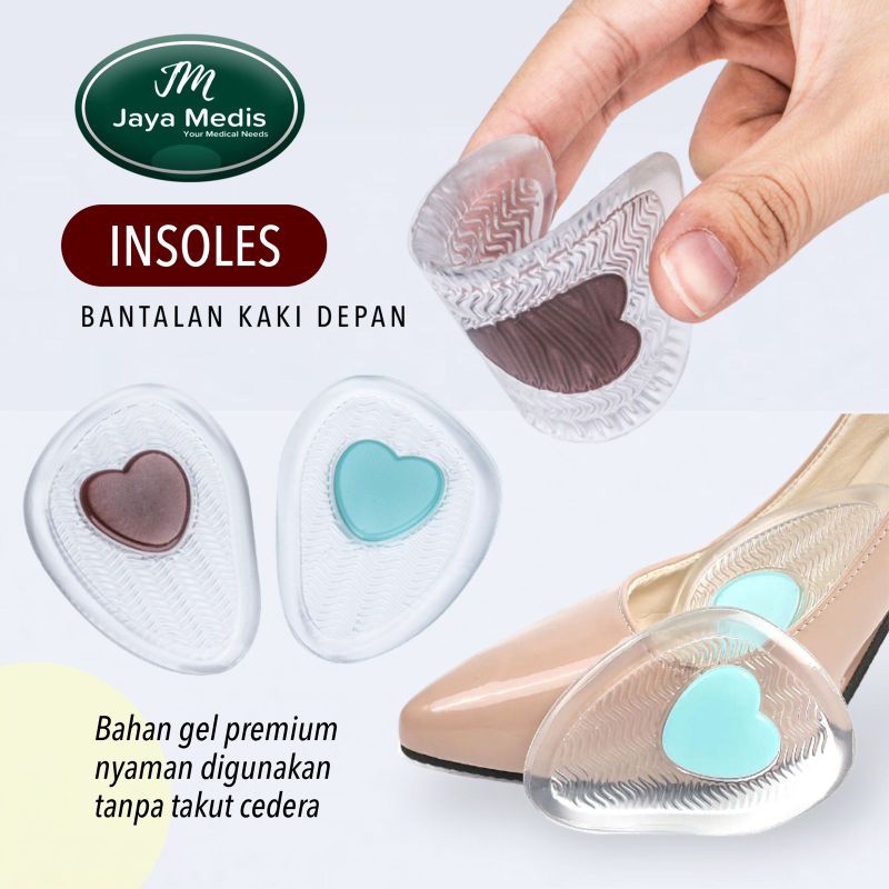 INSOLE BANTALAN KAKI DEPAN BENTUK LOVE