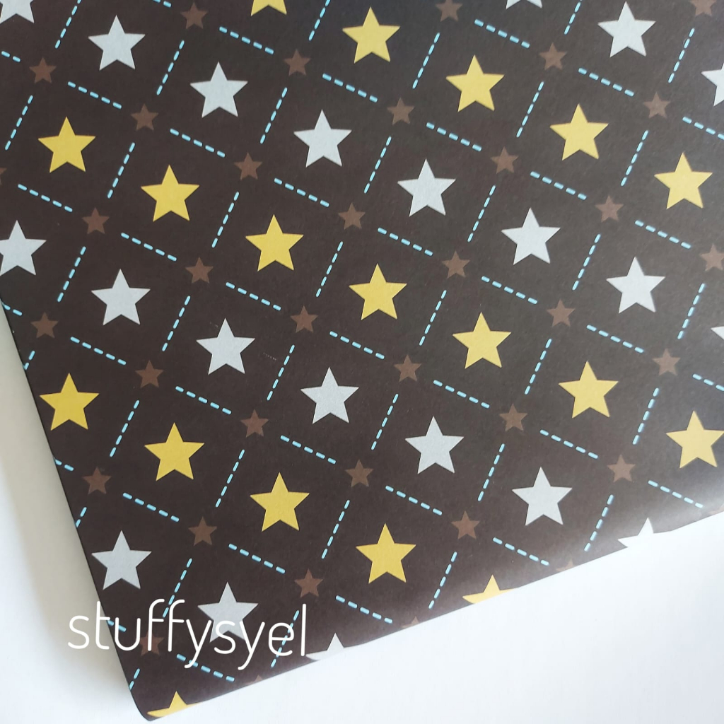 

Kertas Kado BINTANG SILVER EMAS Wrapping Paper Sansan Wawa