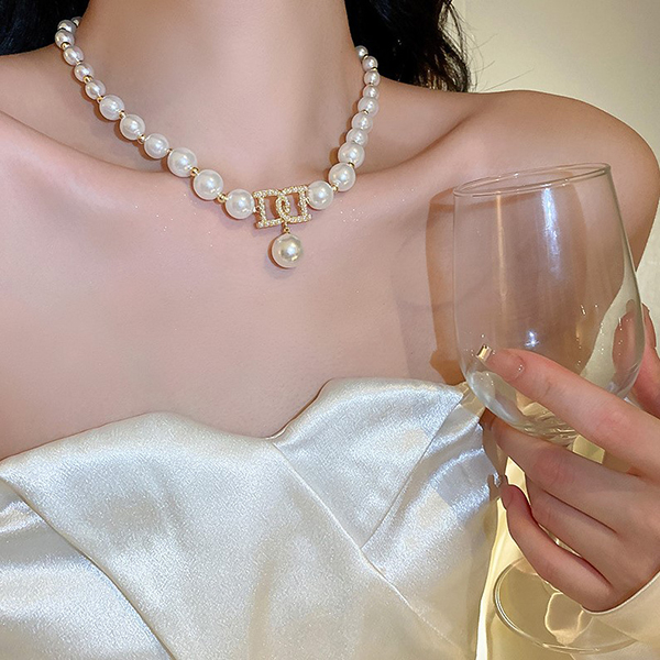 kalung fashion mutiara big pearl necklace jka262 (1e4)