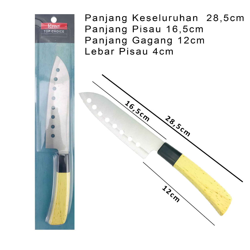 Reno Pisau / Pisau Daging / Chef Knife / Pisau Stainless / KNA-826