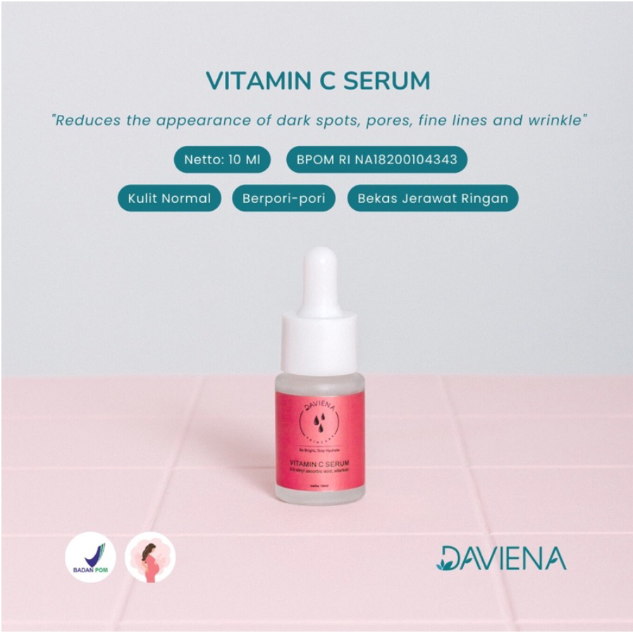 SERUM GLOWING VIT C | DAVIENASKINCAREPUSAT DAVIENA DAVINA DEVIANA DEVINA SKINCARE ASLI