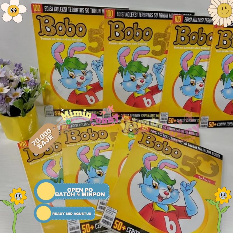 OPEN PO MAJALAH BOBO ANNIVE 50 TAHUN (baca deskripsi)