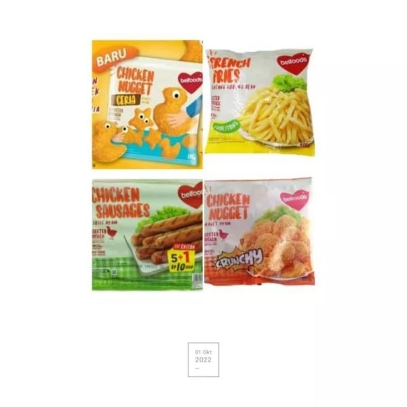 

Belfoods Ceria Nugget/Sosis/Kentang