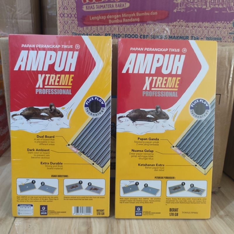 Lem Tikus Papan AMPUH XTREME Lebih Lengket Dan Awet 170 Gram