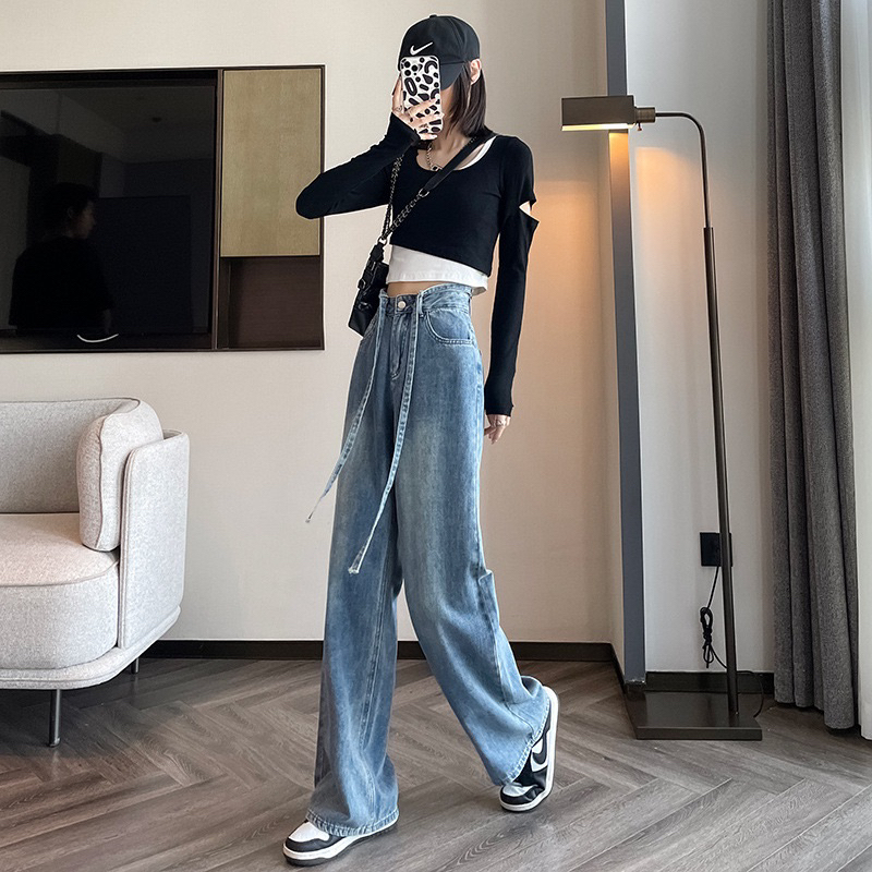 CELANA JEANS CULLOTE KULOT PANJANG IMPORT WANITA HIGHWAIST MX656