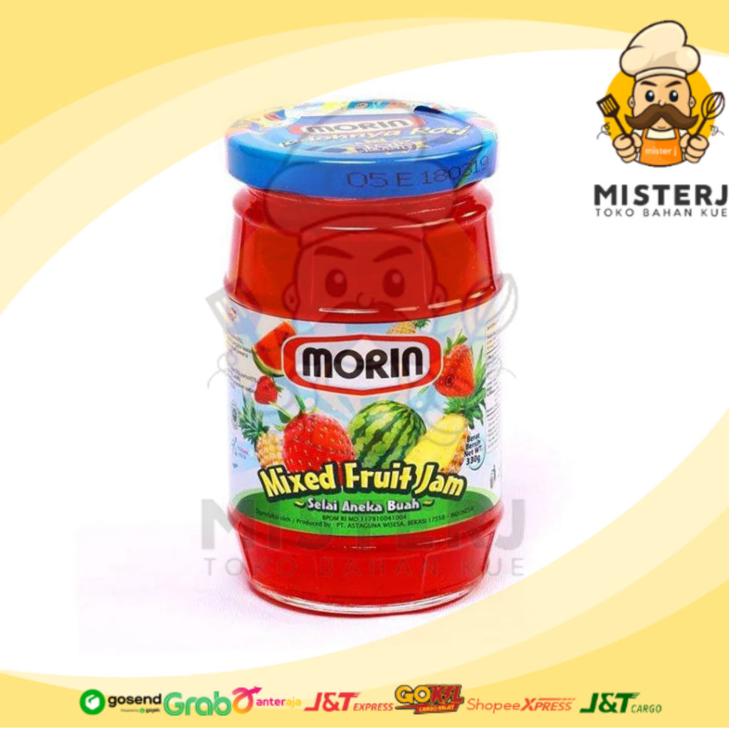 

Morin Mixed Fruit Jam 330gr | Selai Morin Termurah | ED 11-2024