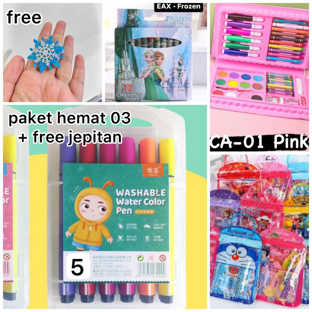 

PAKET SEKOLAH 03 / PAKET HEMAT SEKOLAH / FREE JEPITAN MINI FROZEN