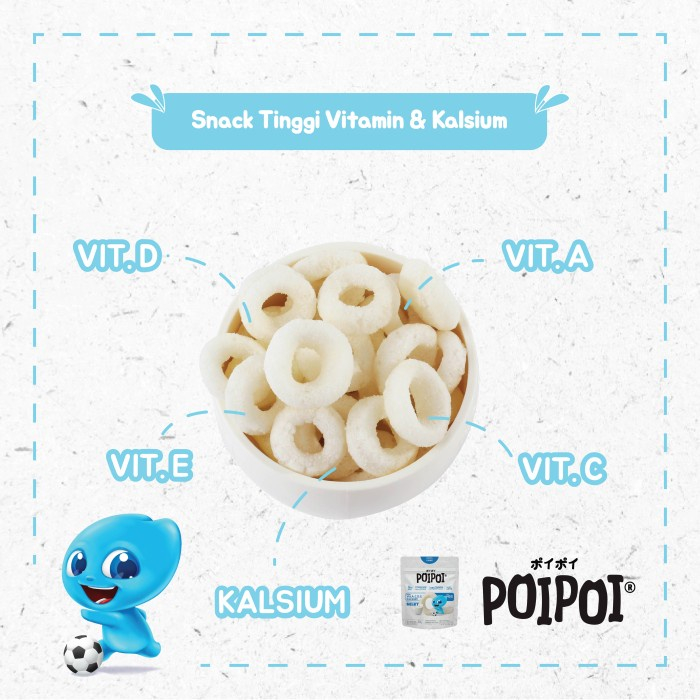 POIPOI Snack BERVITAMIN - NO MSG 25g (1 tahun+)