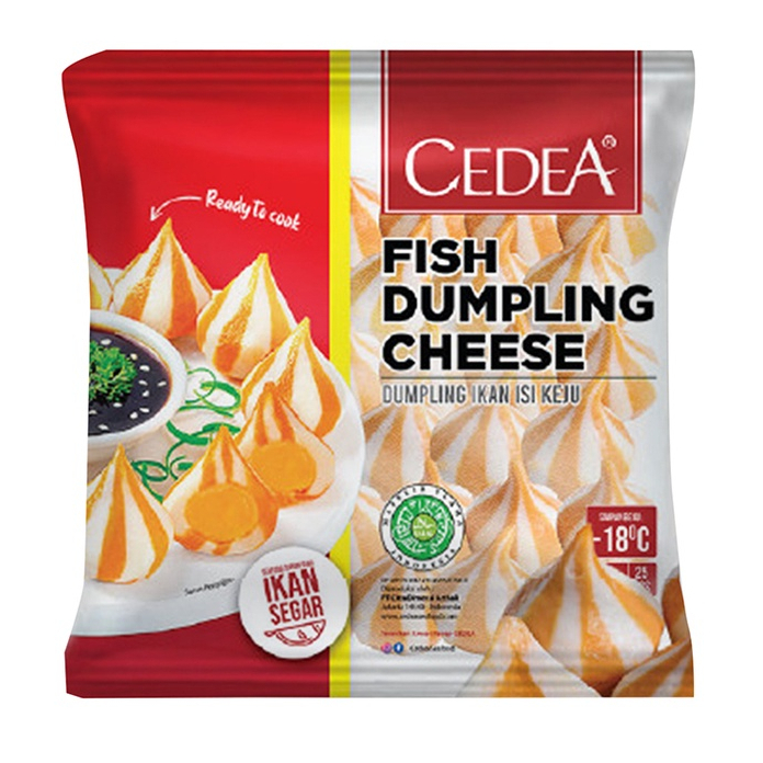 

FROZEN FOOD CEDEA FISH DUMPLING CHEESE 500GRAM - DISASS JOGJA