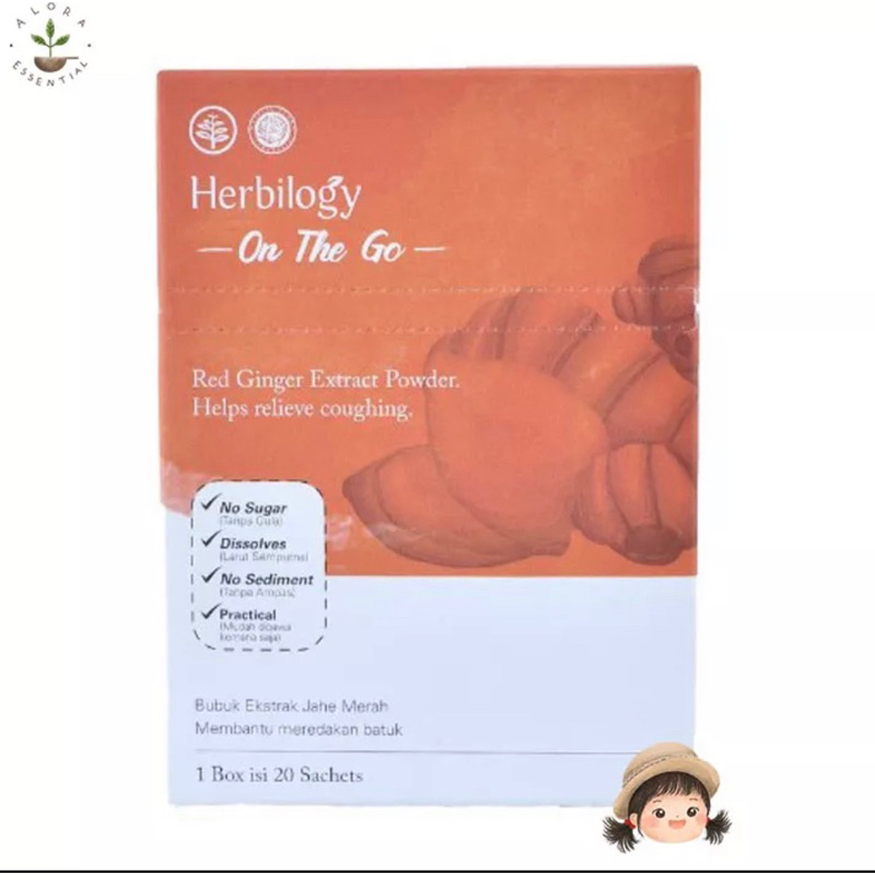 

Herbilogy On the Go Red Ginger (Jahe Merah) Extract Powder 20 sachets