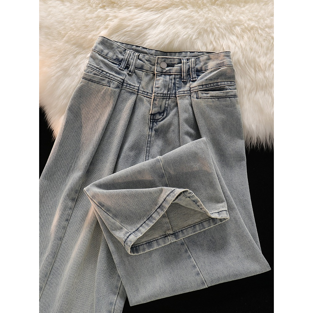 Terbaru korea highwaist kulot jeans / kulot jeans wanita fashionable