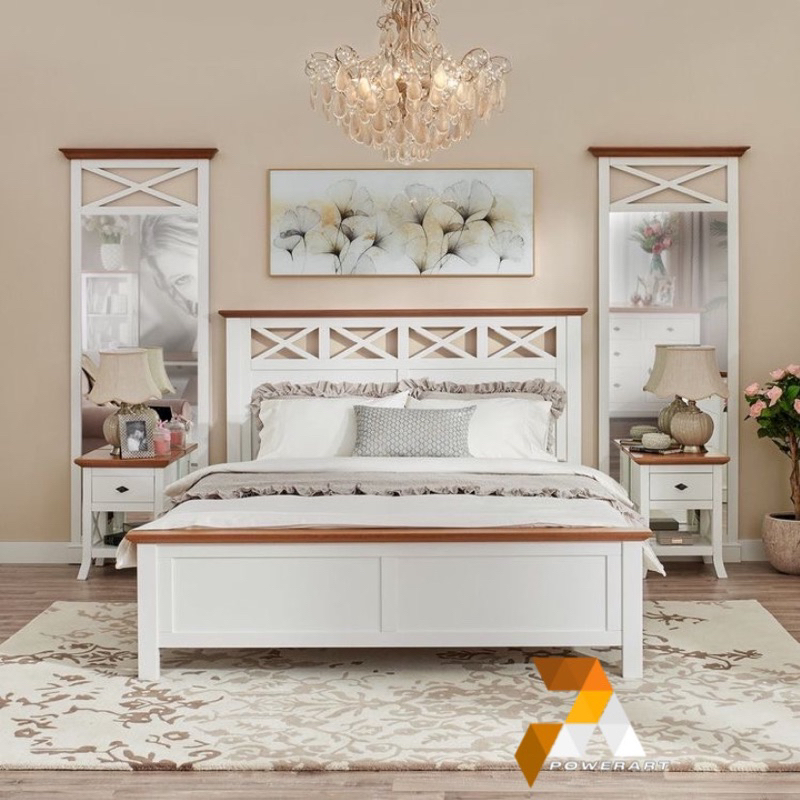 DIPAN MINIMALIS DUCO PUTIH TEMPAT TIDUR MINIMALIS CAT DUCO RANJANG KAYU MINIMALIS PUTIH