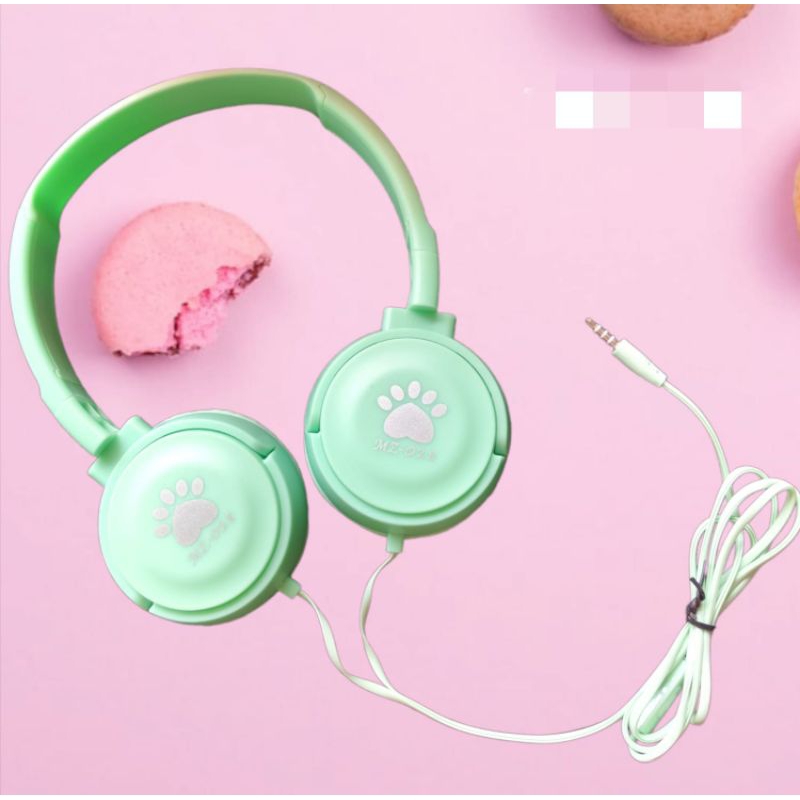 Headphone Macaron Cartoon MZ-028 / Headset kabel Extra Bass