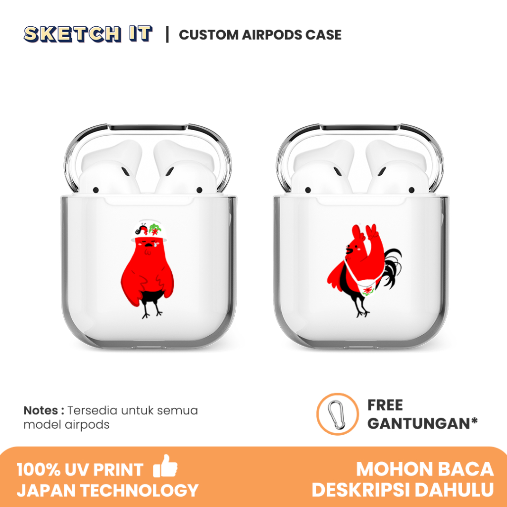 Airpods Case Gen 1 2 3 Airpods Pro Airpods Pro Gen 2 Mangkok Ayam 2