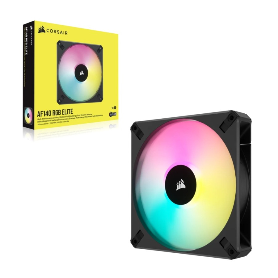 Corsair iCUE AF140 RGB Elite PWM Single Pack - 14CM Fan