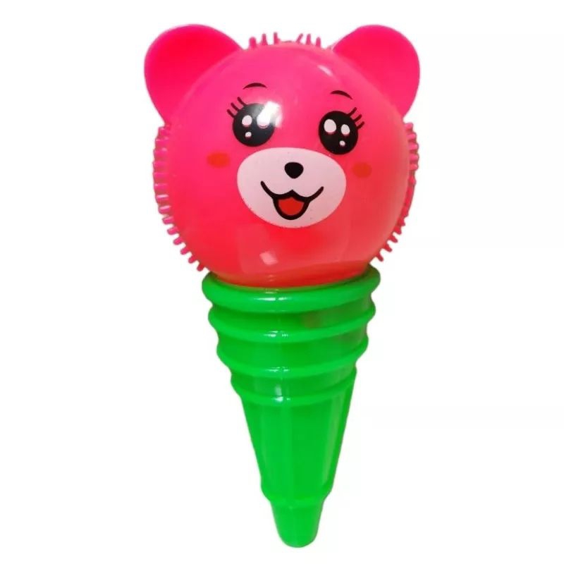 Mainan Bayi Stick Ice Cream Panda / Rattle Stik Rubber Es Krim Panda / Mainan Anak Cit Cit Silikon Boneka