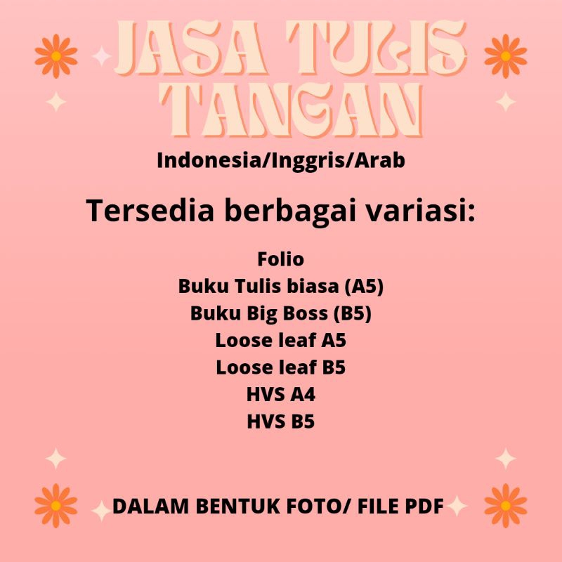 

JOKI TULIS TANGAN (CATATAN,RANGKUMAN,TUGAS) DALAM BENTUK FILE/FOTO