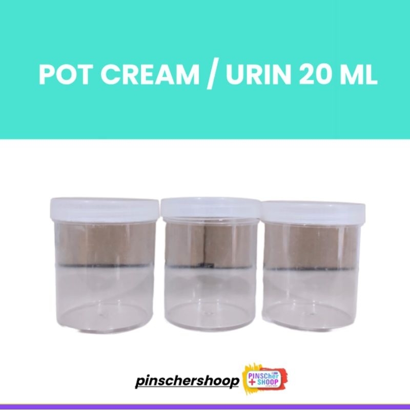 Pot Salep 20 Ml Pot Urin Pot Cream / Pcs
