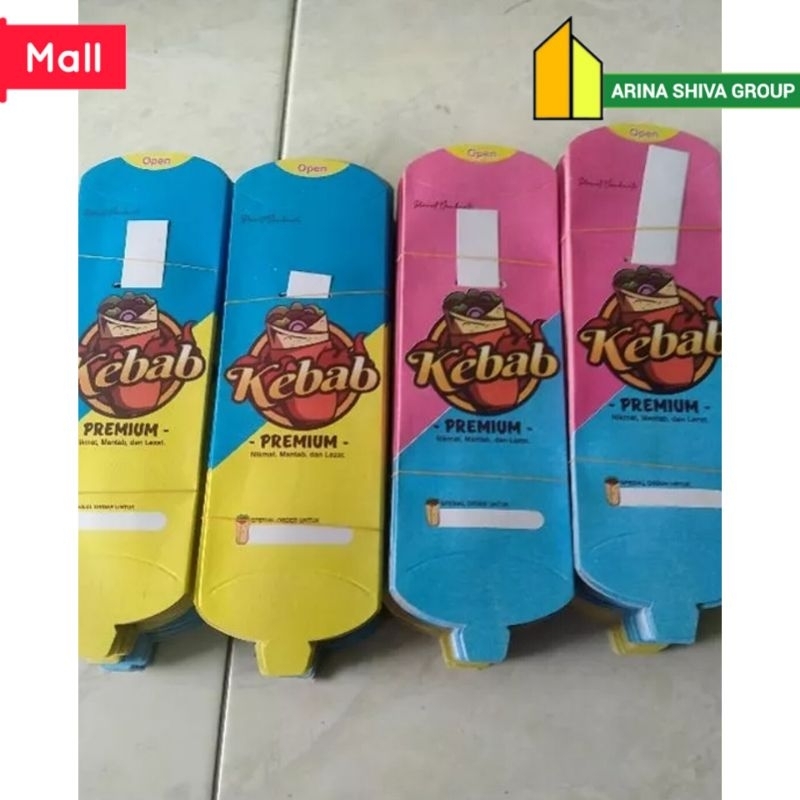 

100 LEMBAR KERTAS KEBAB TARIKAN UKURAN 24 × 9,2 CM HIGH QUALITY PAPER CRAFT TEBAL PRODUK TERBARU | KOTAK KEBAB KEKINIAN | DUS KEBAB VIRAL TIKTOK | KEMASAN KEBAB KEKINIAN | BOX KEBAB 100 PCS MURAH VIRAL | ARINA SHIVA GROUP 6160