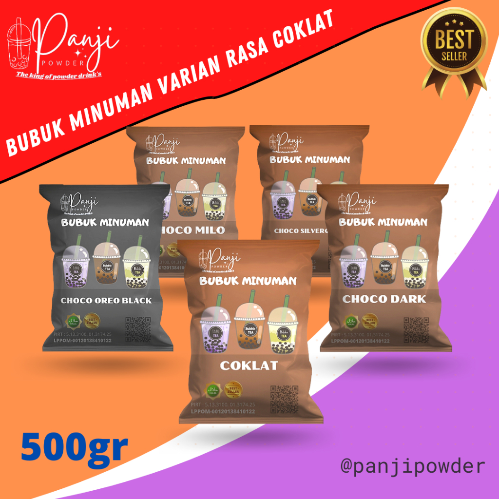 BUBUK MINUMAN RASA 500GR / SERBUK MINUMAN ANEKA RASA / BUBUK MINUMAN / BUBUK MINUMAN KEKINIAN POWDER MINUMAN BUBUK MINUMAN BOBA