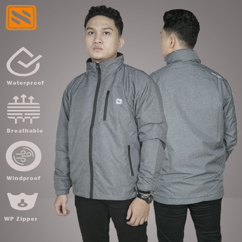 Jaket Outdoor Hiking Waterproof dan Windproof Unisex, Kasual, Anti Air dan Angin, Tahan Cuaca Ekstrem, Nyaman dan Stylish