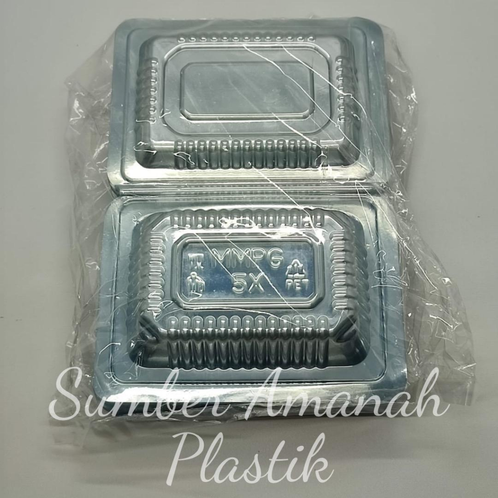 Mika kue Ukuran 5x / mika makanan kue / mika jajan pasar / mika kotak plastik