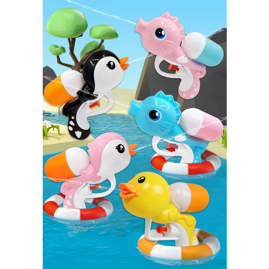 Mainan Tembak air bebek penguin lucu, Cute Water gun,tembak air kecil