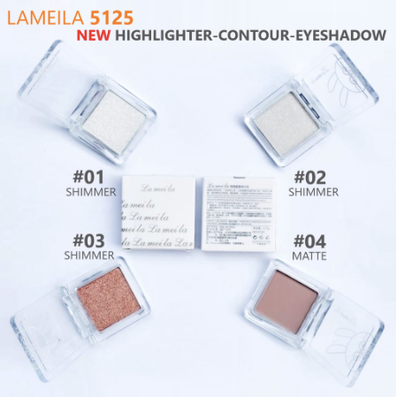 LAMEILA Highlighter Contour Eyeshadow Long Lasting Bronzer
