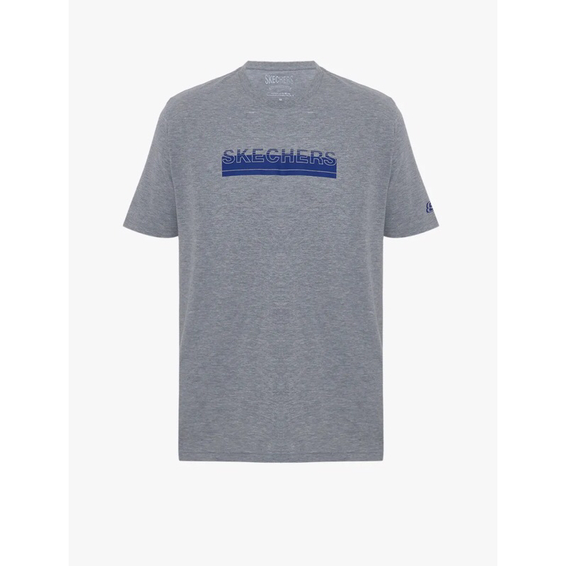 Skechers Men T Shirt Men's T-Shirts - Grey SPORT STATION SALE 70% jastip