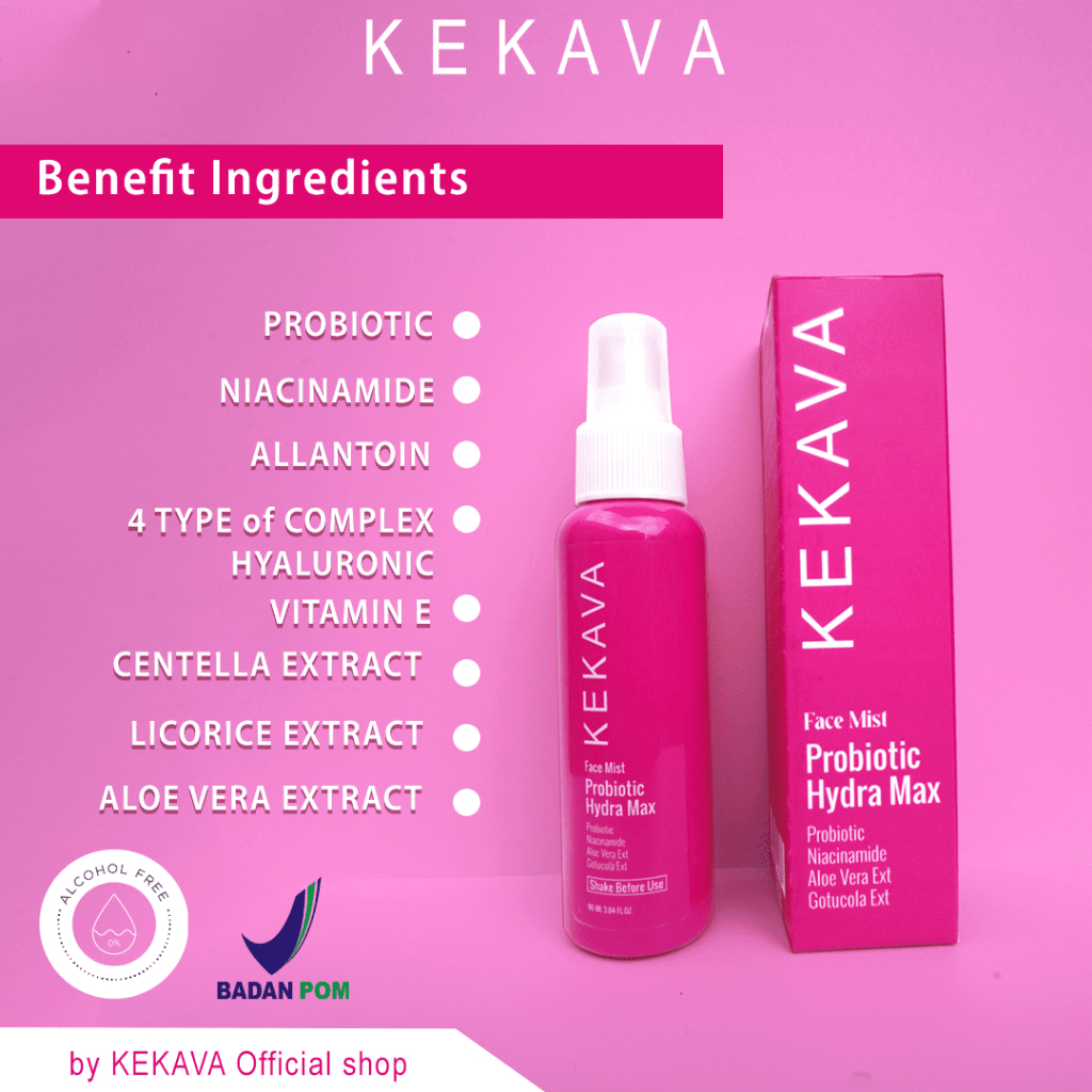 KEKAVA BPOM Face Mist Probiotic Hydra Max