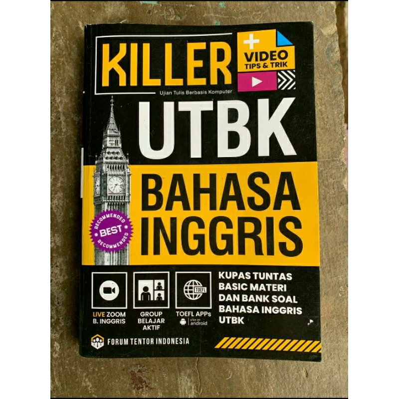 Buku Killer UTBK Bahasa Inggris