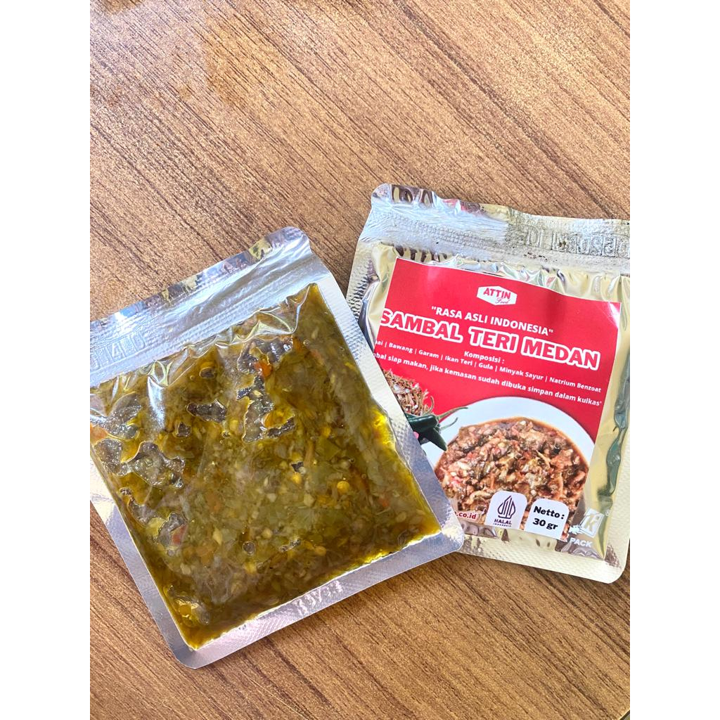 

SAMBAL TERI MEDAN SACHET SIAP MAKAN