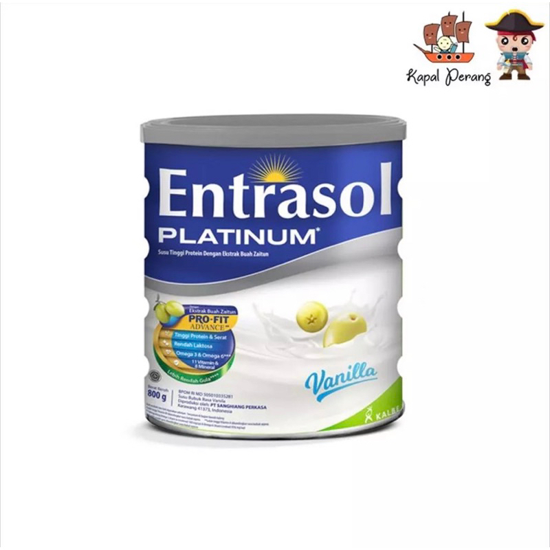 

ENTRASOL PLATINUM VANILLA 800gr