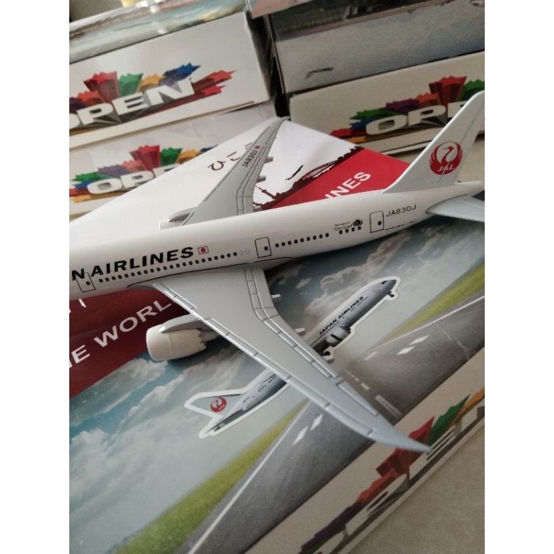 Miniatur Diecase Japan Airlines 20 cm Ada roda