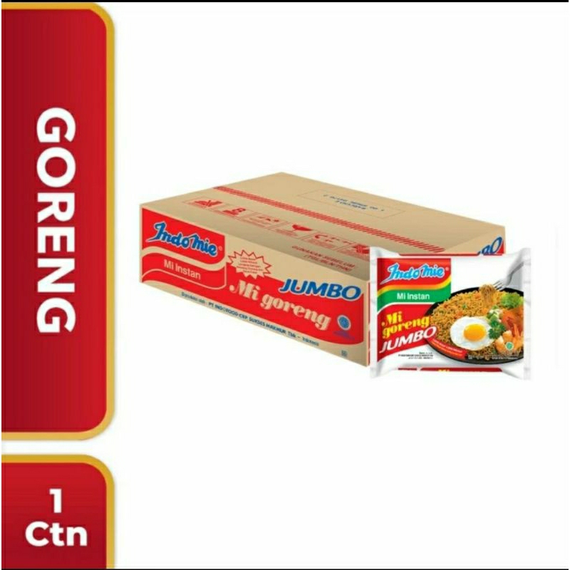 

Indomie Mi Instan Goreng Jumbo 1 Dus Isi 24 Pc