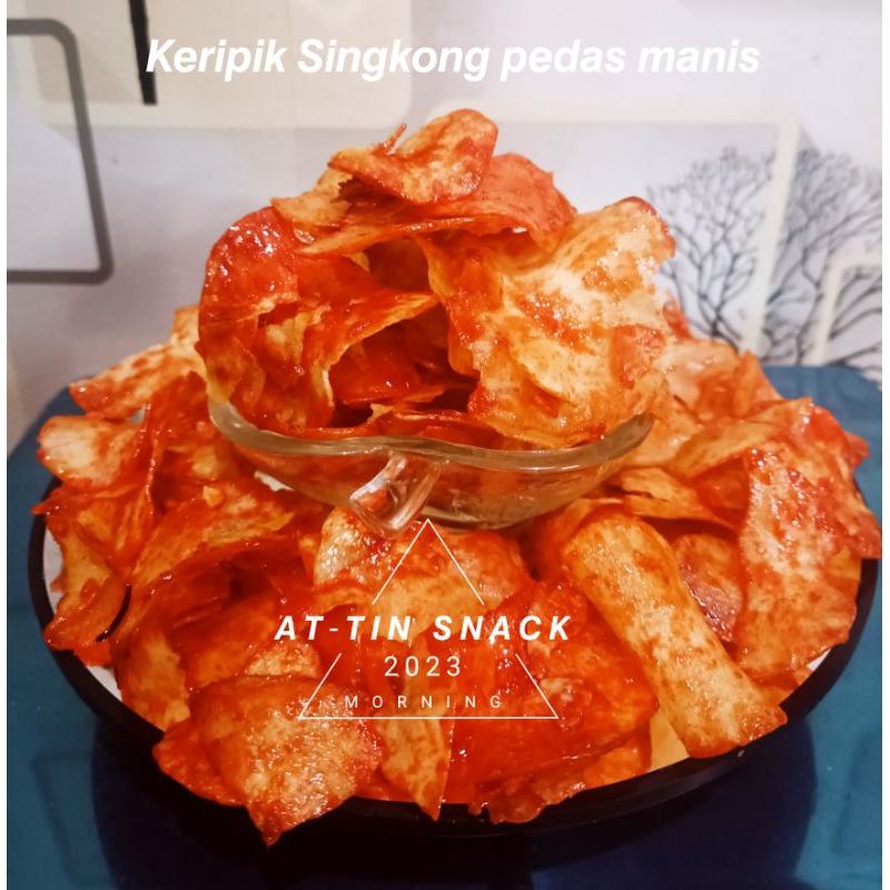 

keripik singkong pedas manis/singkong lengket 250gram