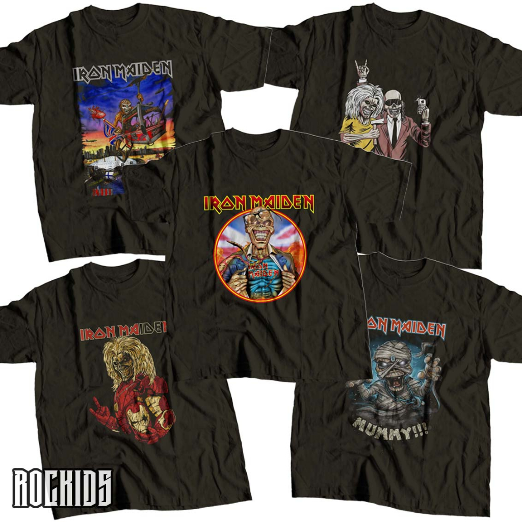 ROCKIDS - IRON MAIDEN - TSHIRT - TEES - KIDSWEAR - KAOS BAND - KAOS BAND IRON MAIDEN - KAOS IRON MAI