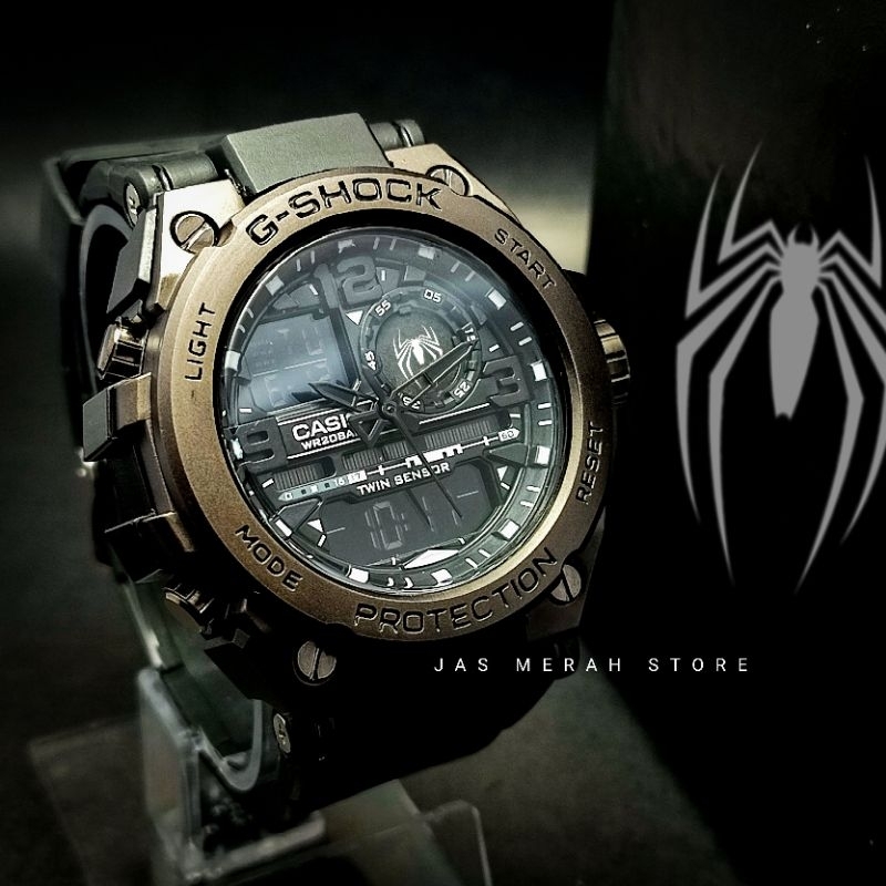 Jam Tangan Spider-Man X G Shock GST Black