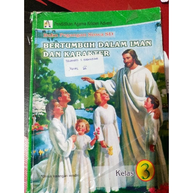 BUKU AGAMA kristen kelas 3 Advent