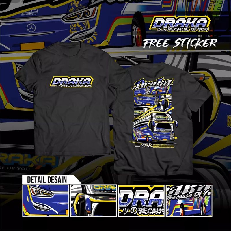 Kaos Baju Bus Bis Mania Bismania STJ Sudiro Tungga Jaya Draka Mercedes Benz SR2 XHD Prime Laksana