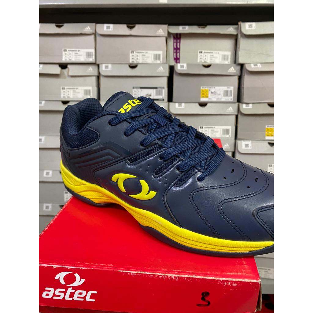 Astec Gerard Badminton Navy/Lime Men's Shoes Original