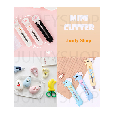

J723 cutter mini paw cutter fancy pisau mini cutter bentuk paw silet mini, cutter bentuk jerapah, cutter bentuk egg