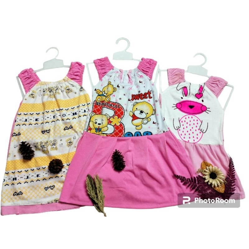 dress kaos bayi baju bayi perempuan dress anak perempuan dress anak perempuan 2 tahun baju bayi dast