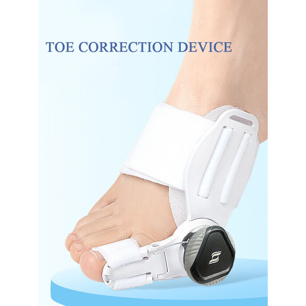 Adjustable Bunion Splint Big Toe Straightener Corrector Knob Hallux Valgus Relie